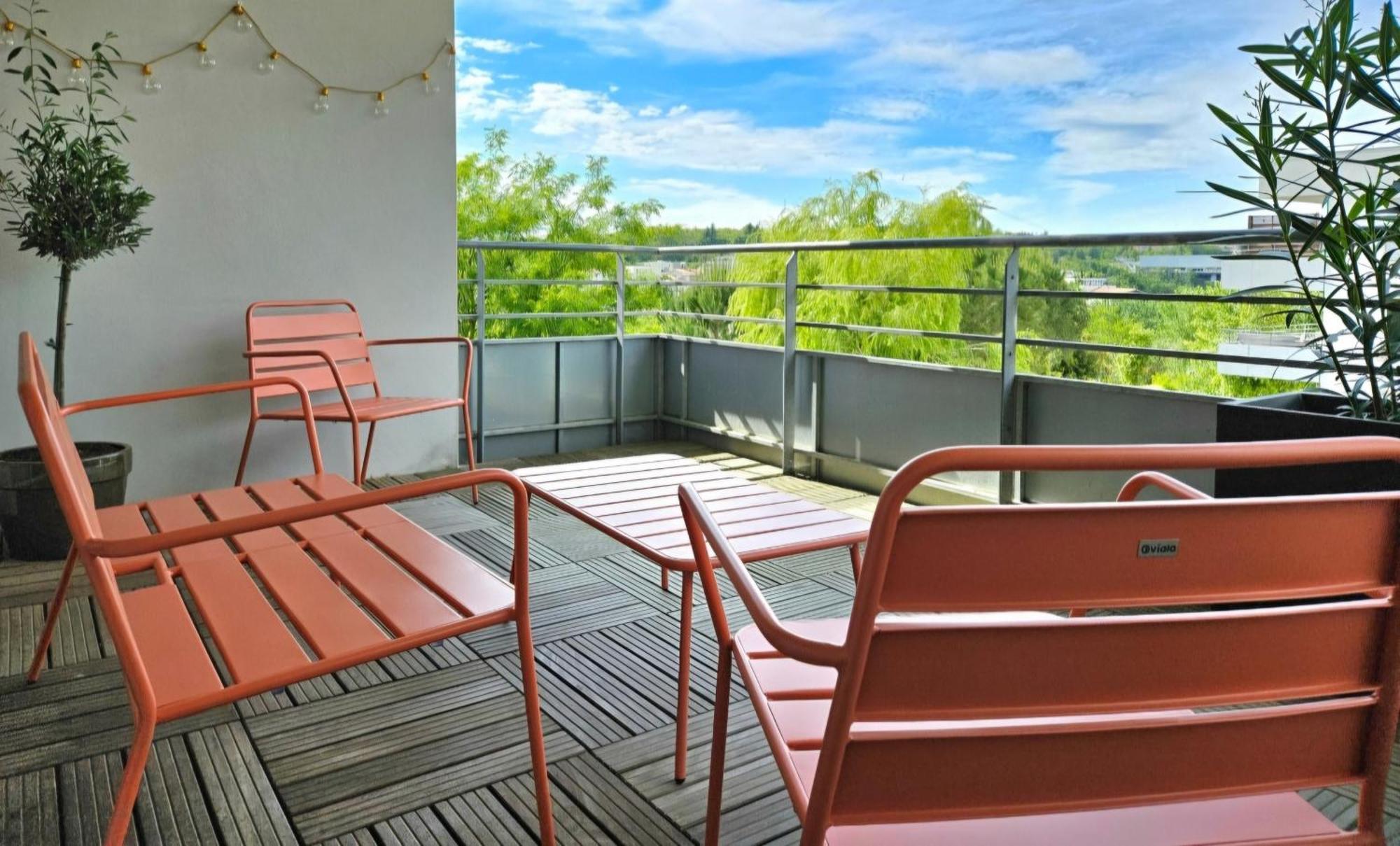 T3 Universites & Hospitals - Havre De Paix Pres Toulouse - Parking - Terrasse Luaran gambar