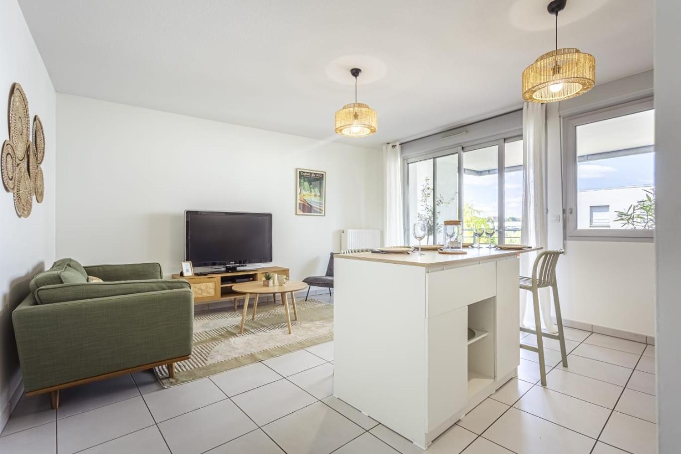 T3 Universites & Hospitals - Havre De Paix Pres Toulouse - Parking - Terrasse Luaran gambar