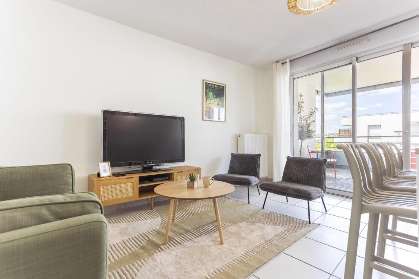 T3 Universites & Hospitals - Havre De Paix Pres Toulouse - Parking - Terrasse Luaran gambar